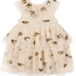 Yvonne Fairy Dress in Lemon Sequin by Konges Slojd