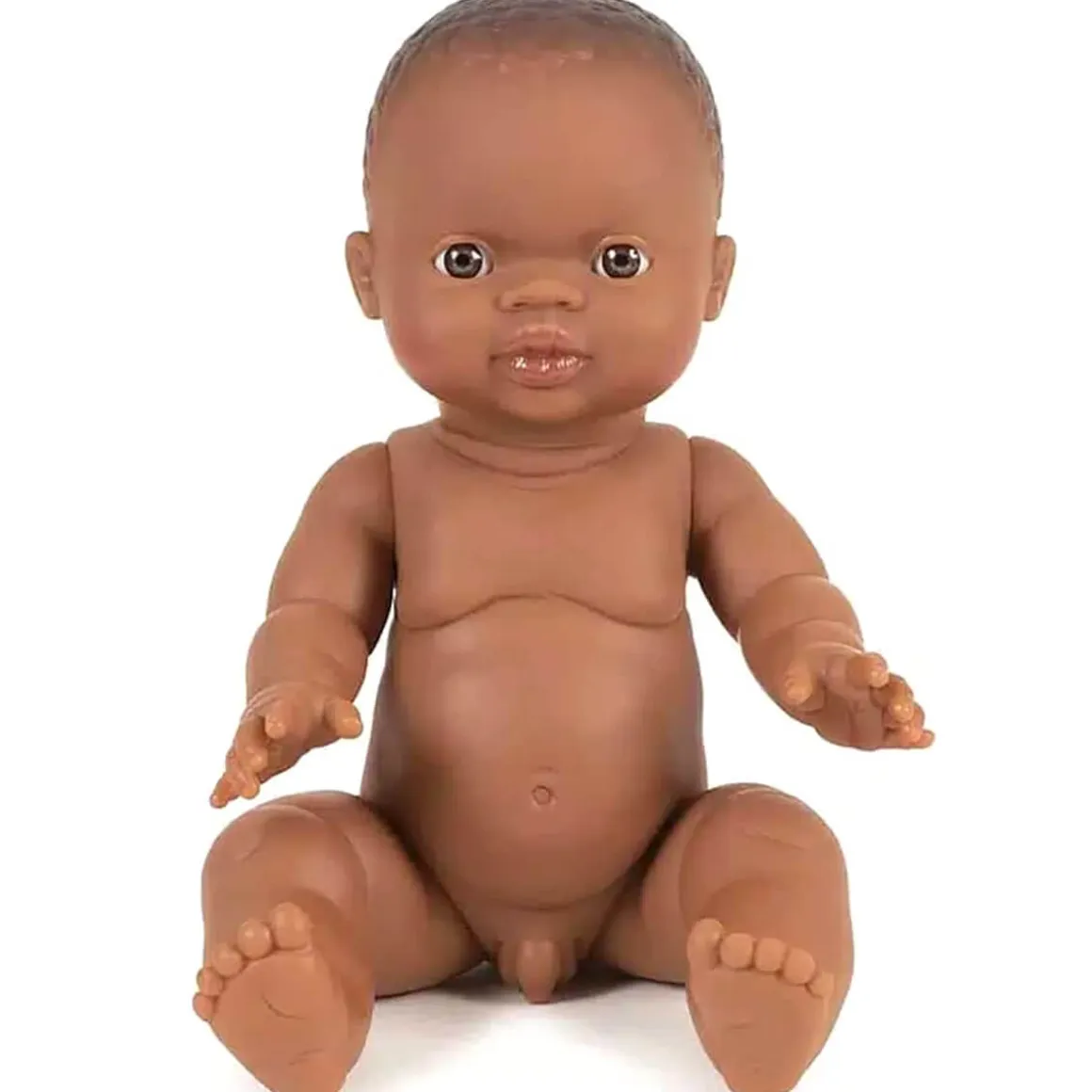 Zach Boy Doll (34cm African Caramel Eyes) by Minikane X Paola Reina