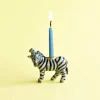 Zebra Party Animal Ceramic Cake Topper by Camp Hollow