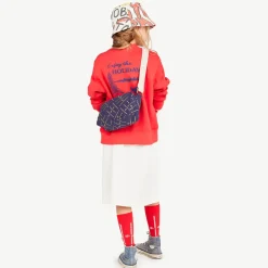 Zebra Sweatshirt in Red by The Animals Observatory - Last One In Stock - 4 Years