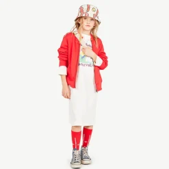 Zebra Sweatshirt in Red by The Animals Observatory - Last One In Stock - 4 Years