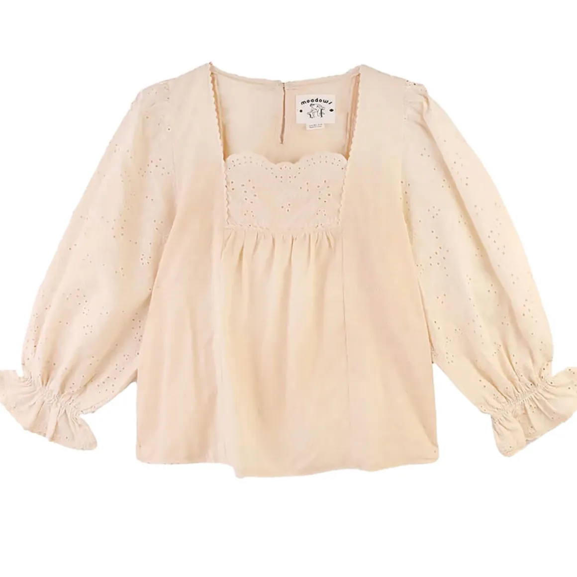 Zinfin Top in Cream by Meadows - Last Ones in Stock - UK 6-12