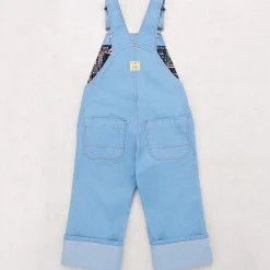 Zip Overall in Baby Blue by Misha & Puff