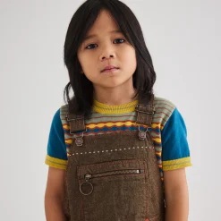 Zip Overall in Earth by Misha & Puff