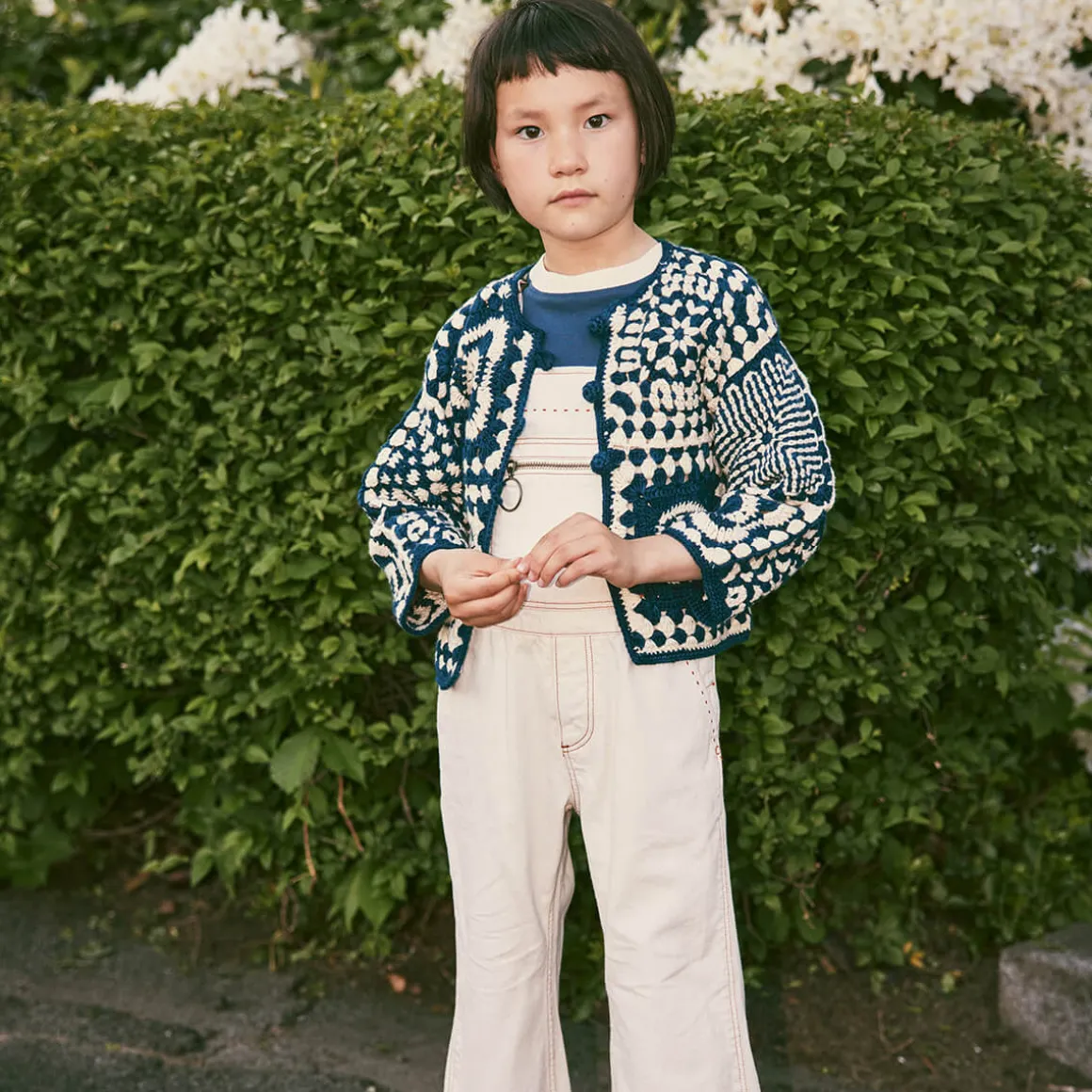 Zip Overall in Gesso by Misha & Puff
