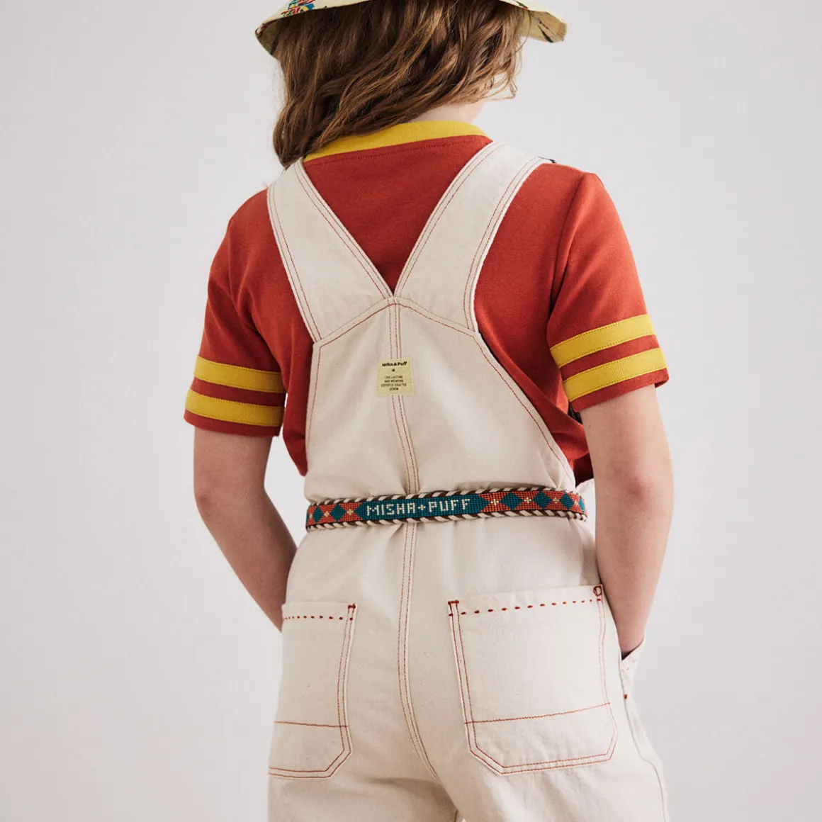 Zip Overall in Gesso by Misha & Puff
