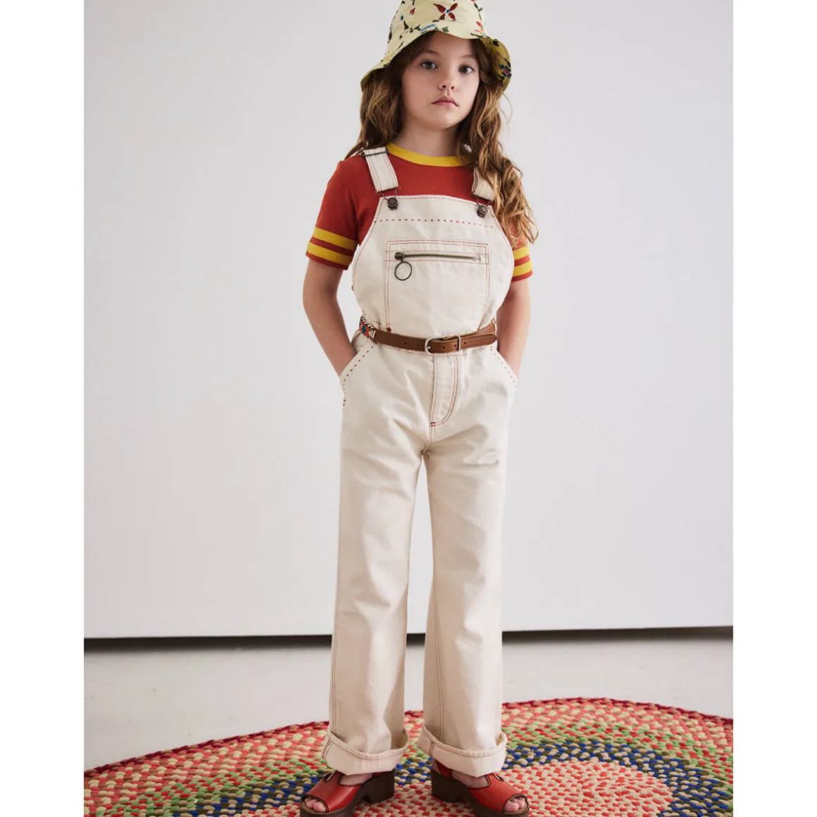 Zip Overall in Gesso by Misha & Puff