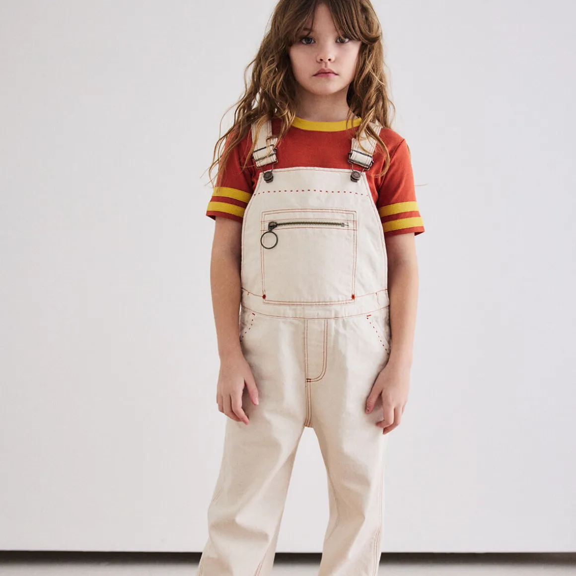 Zip Overall in Gesso by Misha & Puff