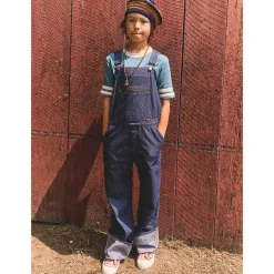 Zip Overall in Indigo Denim by Misha & Puff - Last Ones In Stock - 5-8 Years
