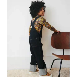 Zip Overall in Indigo Denim by Misha & Puff - Last Ones In Stock - 5-8 Years