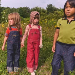 Zip Overall in Indigo Denim by Misha & Puff - Last Ones In Stock - 5-8 Years
