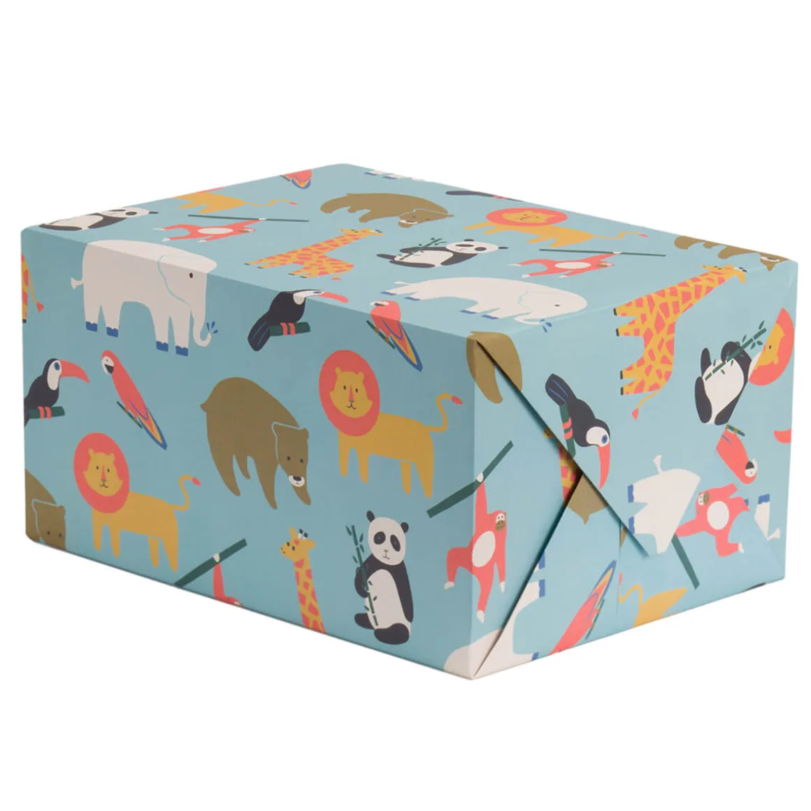 Zoo Gift Wrap by Naomi Wilkinson for Lagom Design