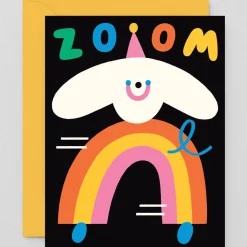 Zoom Greetings Card by Susie Hammer for Wrap